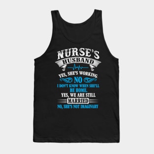 Nurse Proud Husband Tank Top